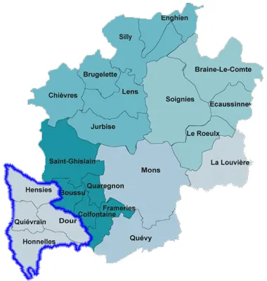 Carte de la Zone de police