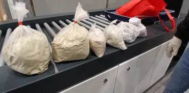 Résultats de l'action Étoile: environ 6 kilos de cocaïne trouvés dans un sac à provisions