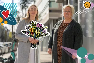 En ce jour de fête, Sigrid est mise à l'honneur par sa fille Shanna qui travaille comme juriste à la cellulle Risques professionnels au sein de la Direction du personnel (DRP).