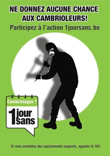 Prévention des cambriolages grâce à l’action  « 1 jour sans » !